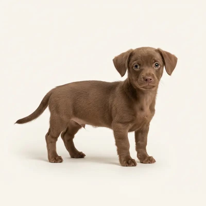 Chiweenie Welpe in Brun