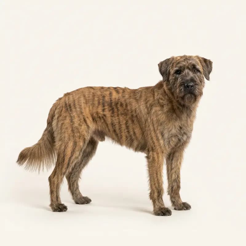 Çizgili (brindle) renginde yetişkin Bouvier des Ardennes
