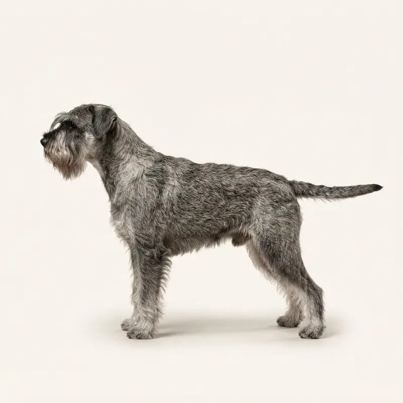 Schnauzer med Strithåret