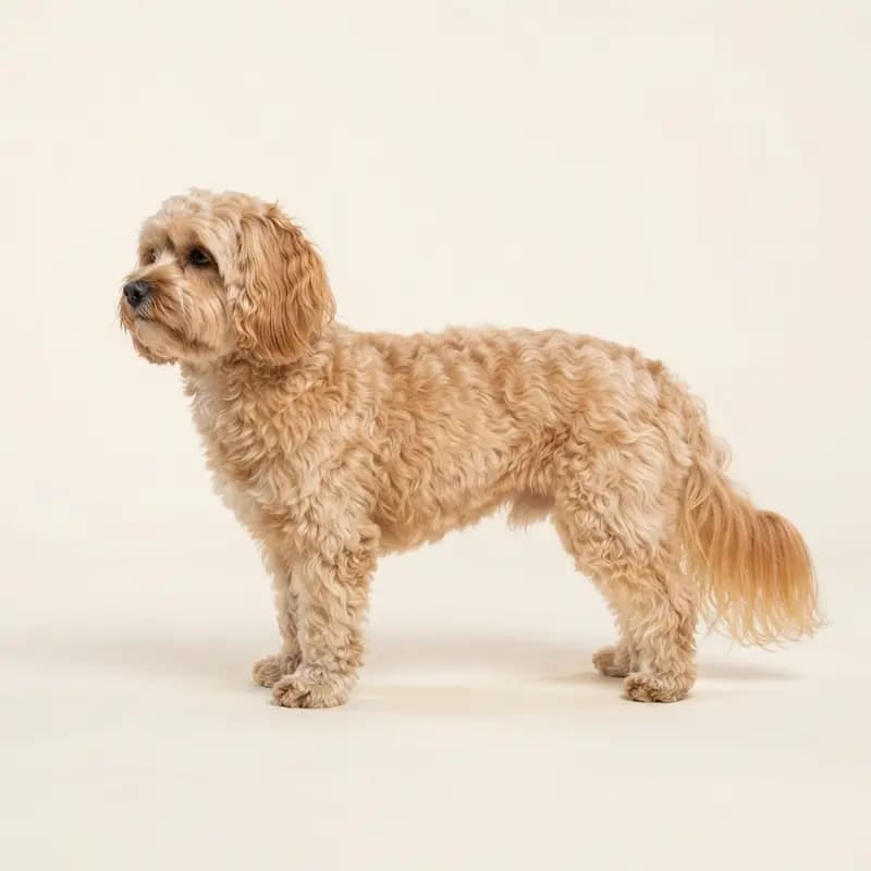 Shihpoo med Mellemlang pels