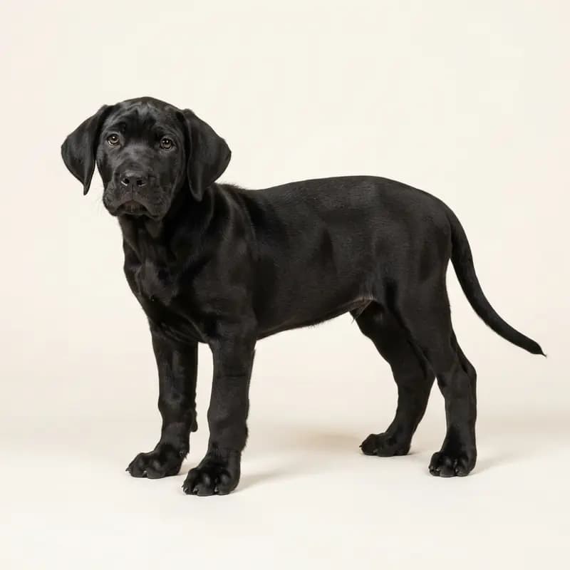 Fila Brasileiro Welpe in Sort
