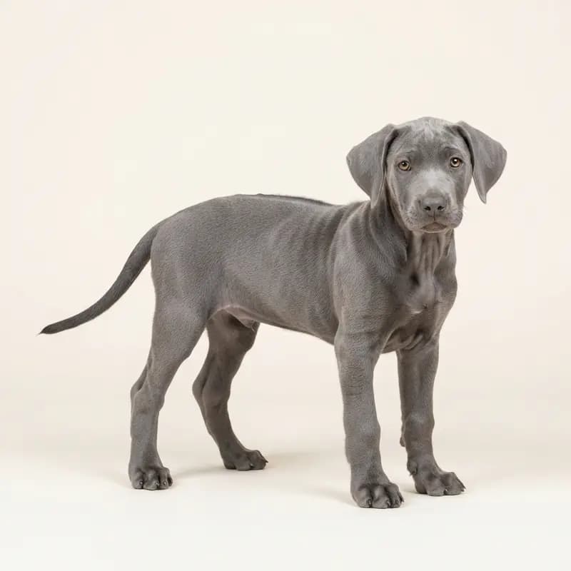 Rhodesian Ridgeback Welpe in Blå