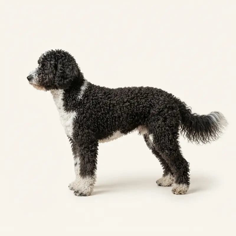 Sheepadoodle med Krøllet pels