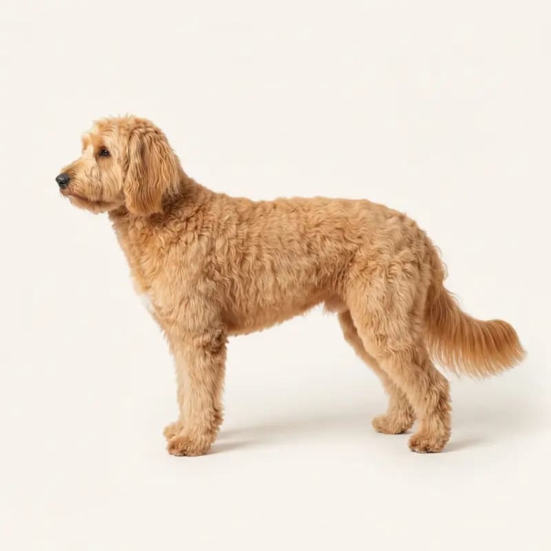 Goldendoodle avec Poil mi-long