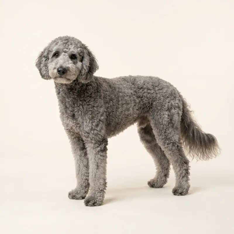 Goldendoodle adulte en Gris