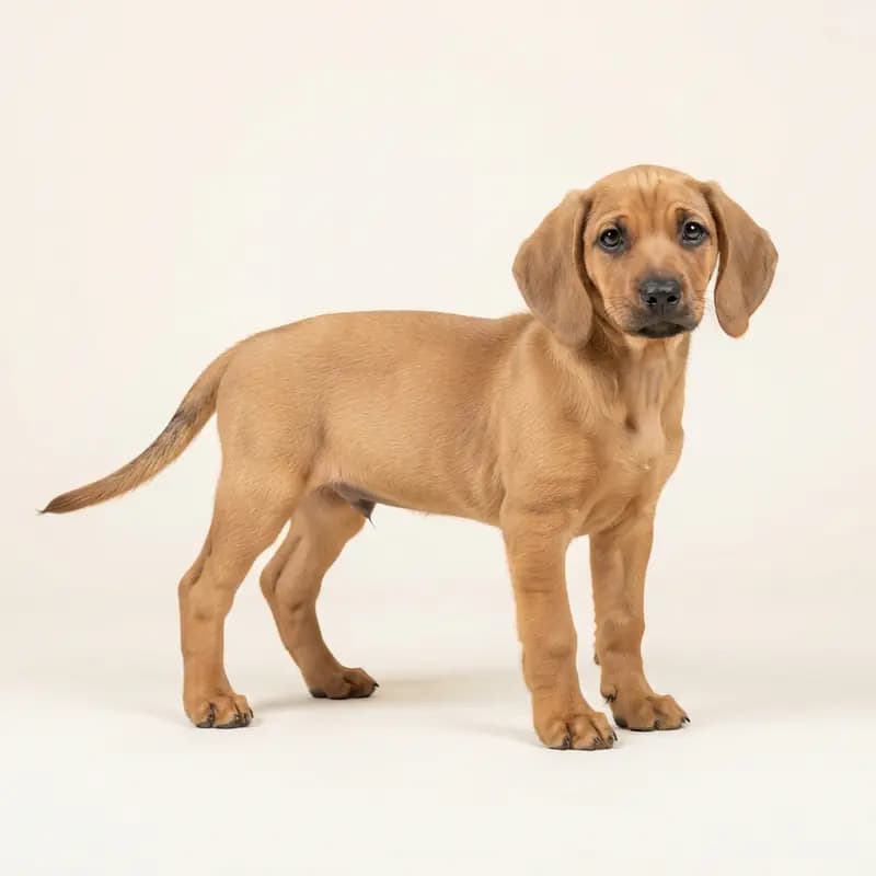 Bayersk bjergschweisshund Welpe in Fawn
