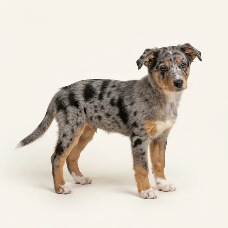 Koolie (australsk Koolie) Welpe in Blue merle