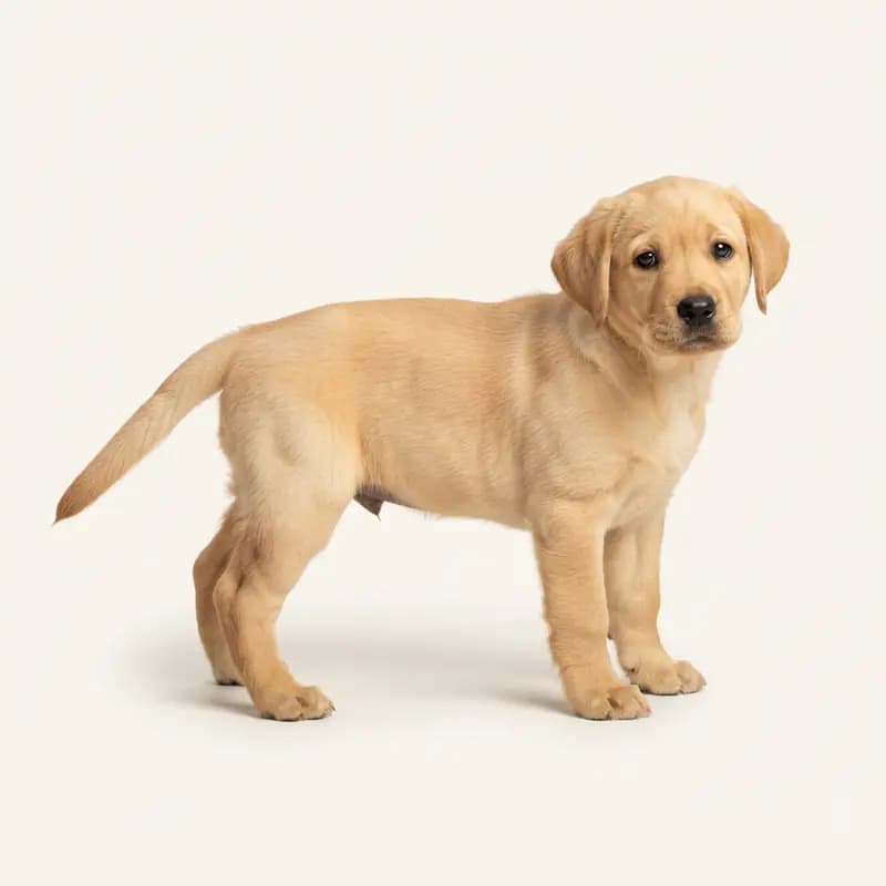Labrador Retriever Welpe in Jaune