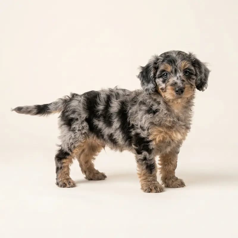 Doxiepoo Welpe in Merle