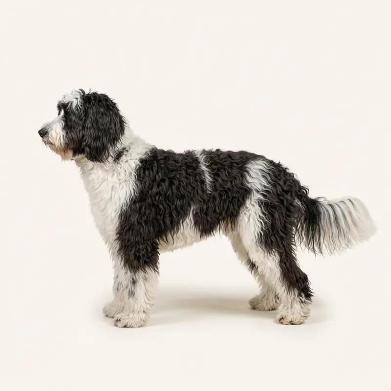 Bernedoodle med Langhåret