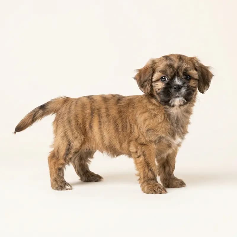 Shih Tzu Welpe in Stribet