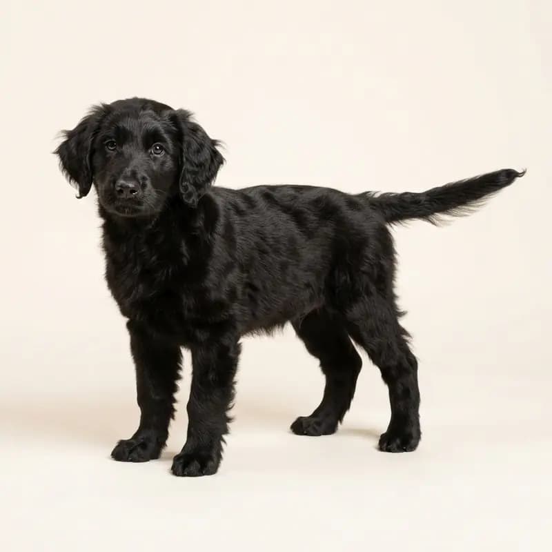 Tollerdoodle Welpe in Zwart