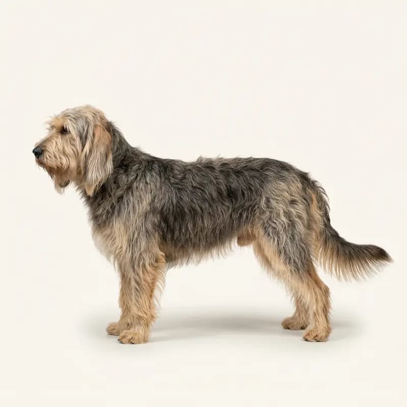 Otterhound med Langhåret