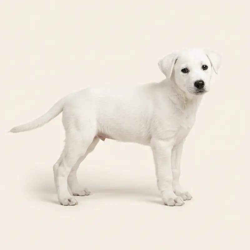 Jonangi Welpe in Blanc