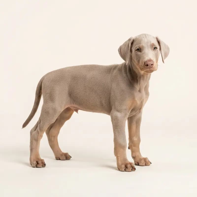 Dobermann Welpe in Isabelle