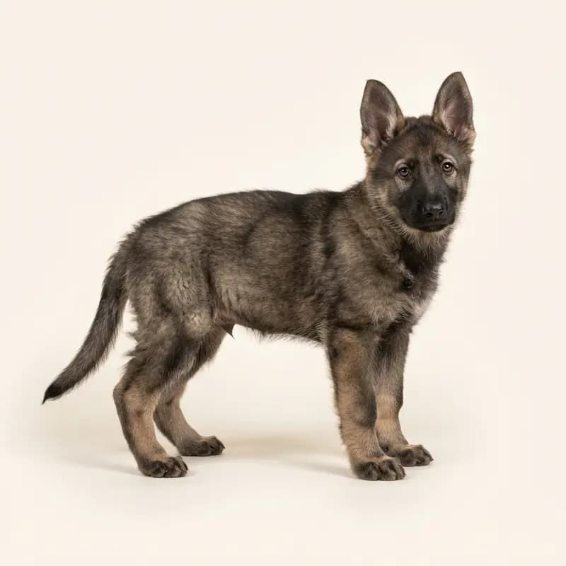 Doğu Avrupa Çoban Köpeği Welpe in Agouti