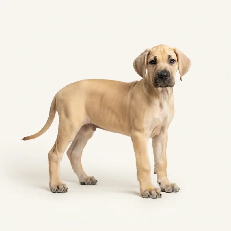 Duitse Dog Welpe in Reekleur