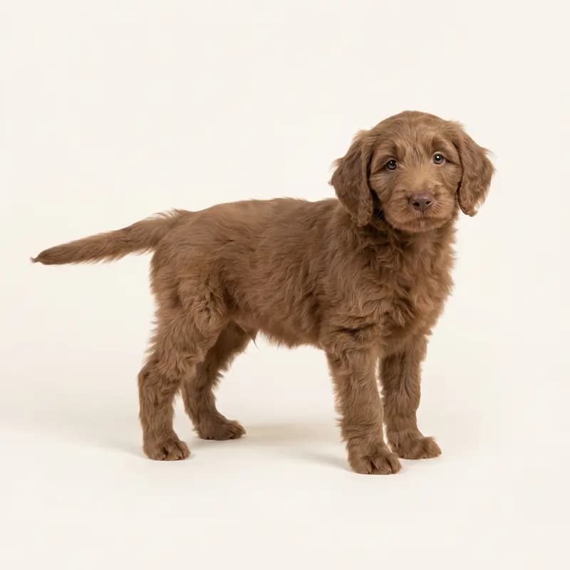 Goldendoodle Welpe in Marron