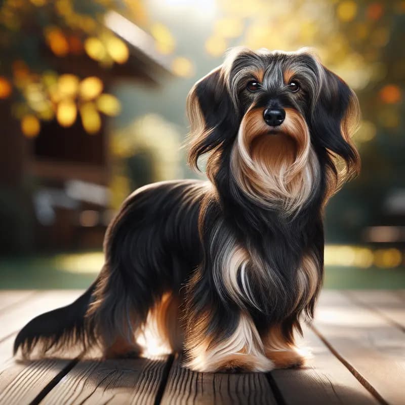 Langhåret Dværggravhund – hunderace