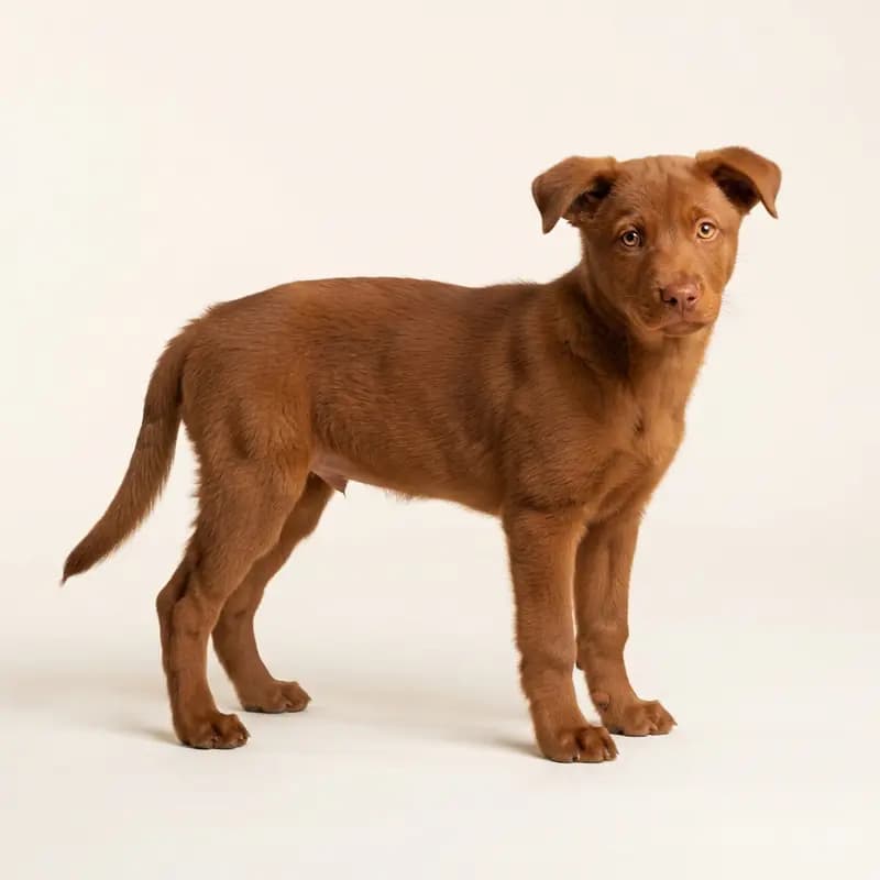Carolina Dog Welpe in Rood