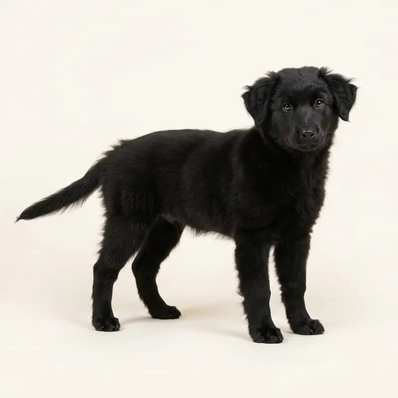 Australian Shepherd Welpe in Sort