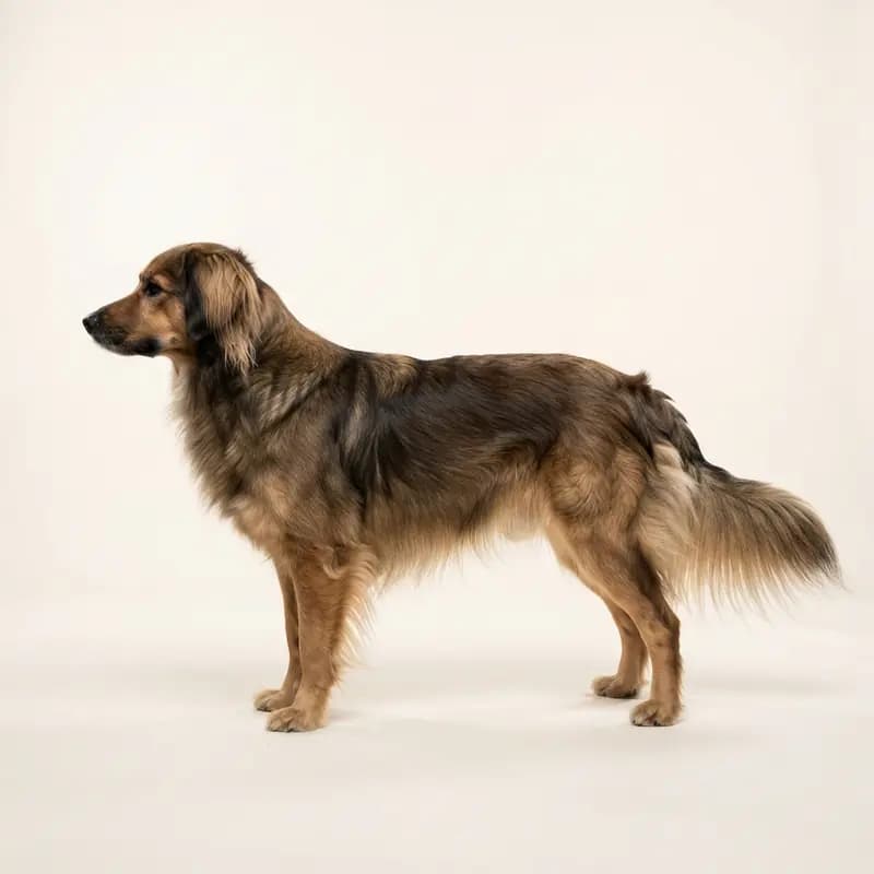 Blandingshund med Langhåret