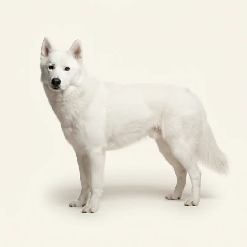 Husky d'Alaska adulte en Blanc