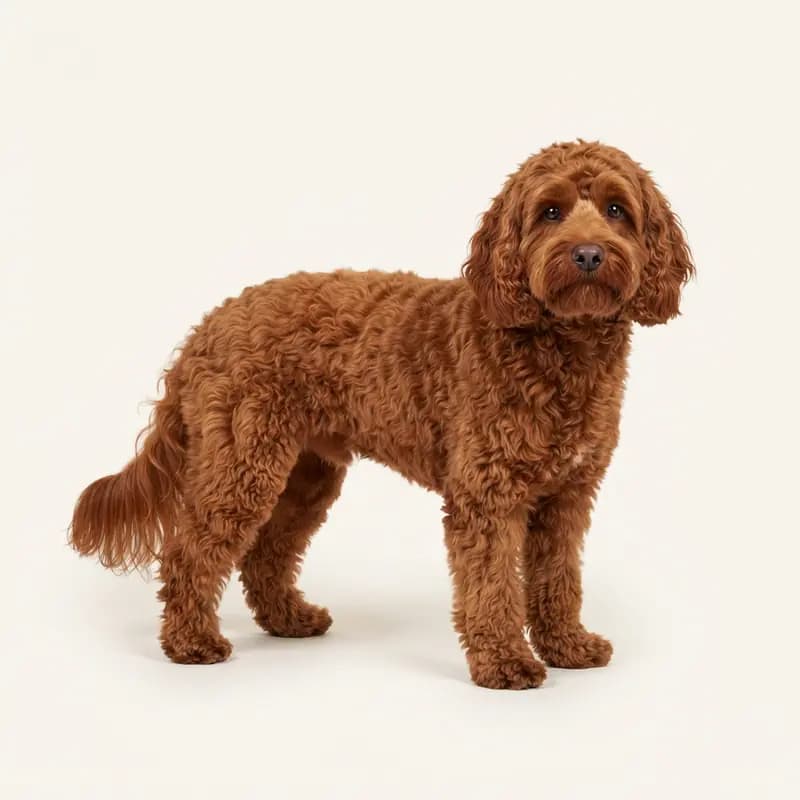 Volwassen Cockapoo in Rood