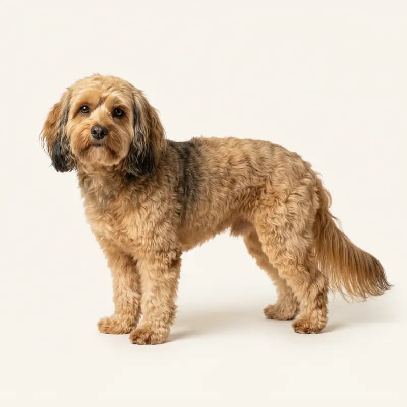 Voksen Cavapoo i Sable