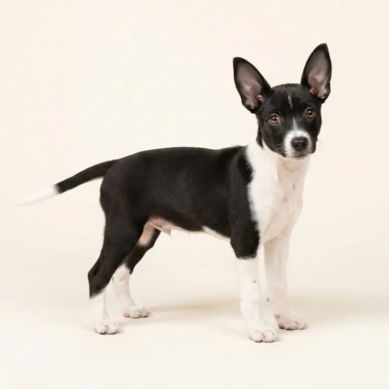 Rat Terrier Welpe in Bicolore