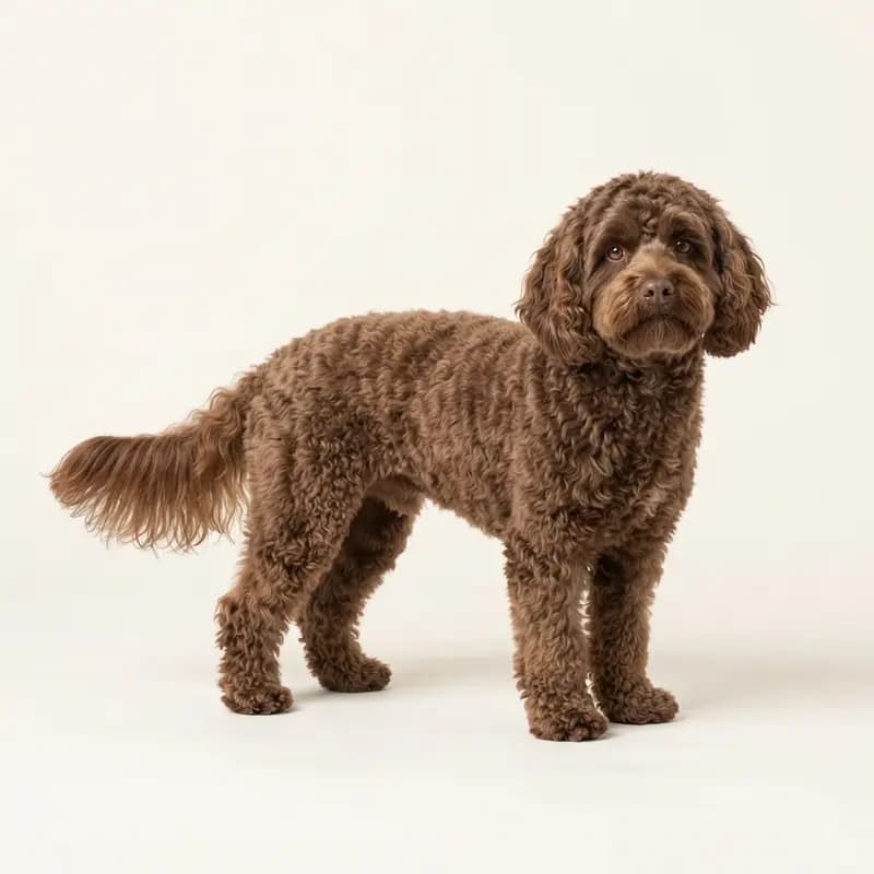 Voksen Cavapoo i Brun
