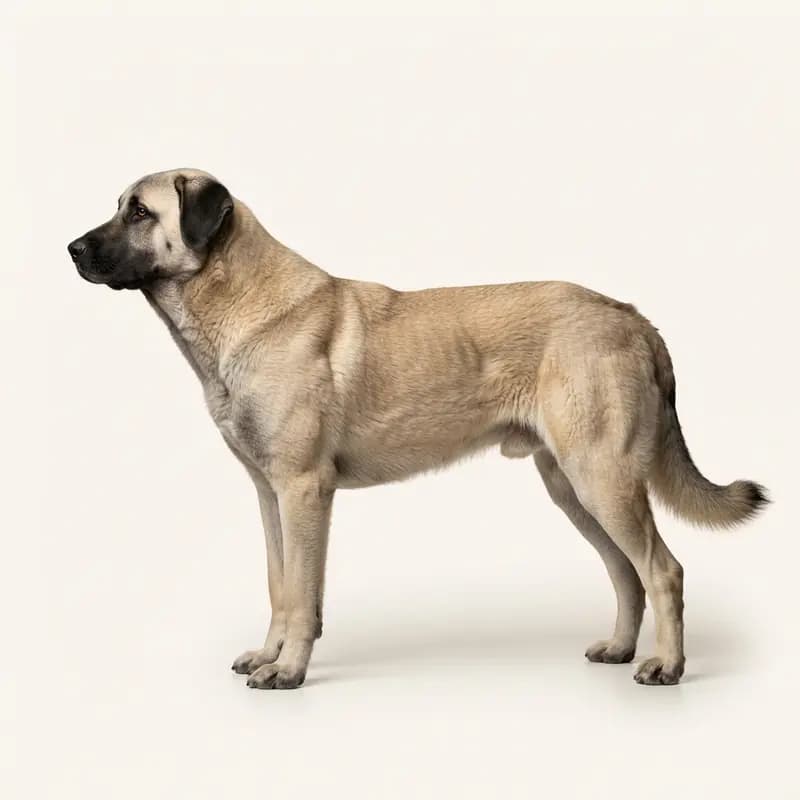 Kısa tüy tüy tipine sahip Kangal