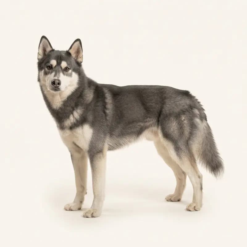 Husky d'Alaska adulte en Bicolore
