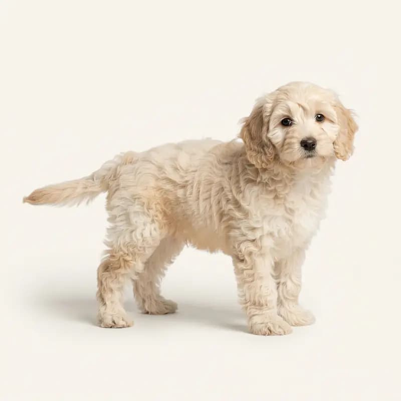 Cockapoo Welpe in Crème