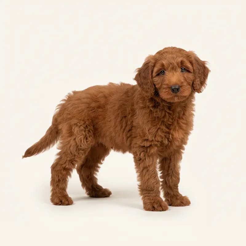 Labradoodle australien Welpe in Rouge