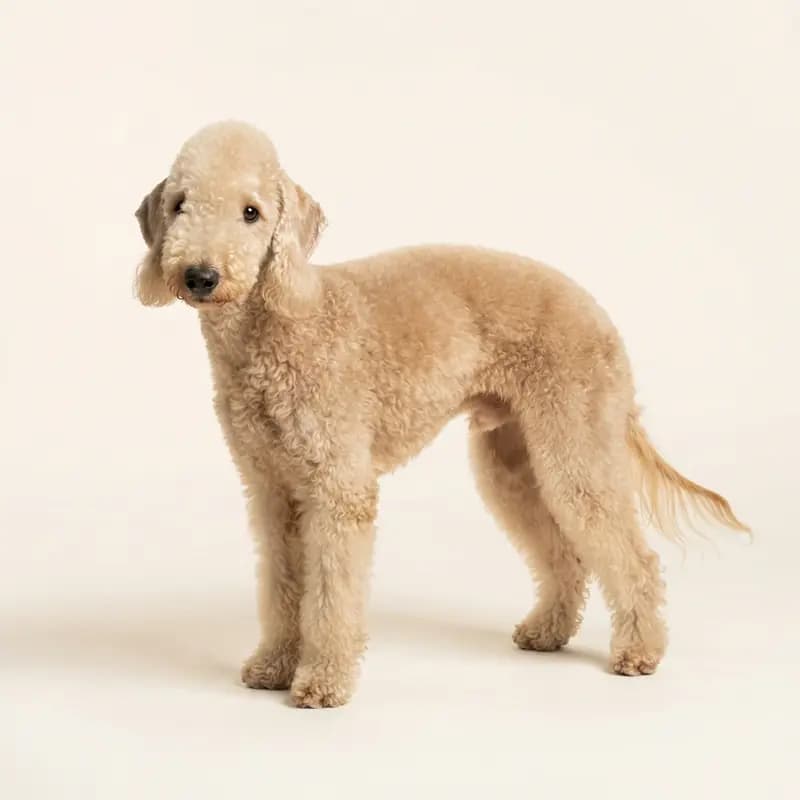 Bedlington Terrier adulte en Fauve