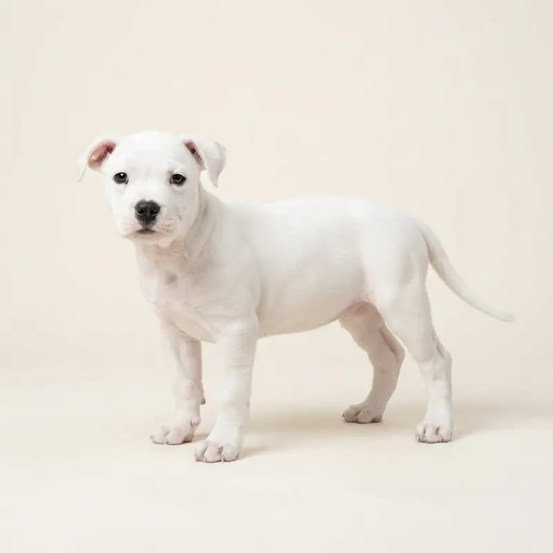 Pocket Bully Welpe in Hvid