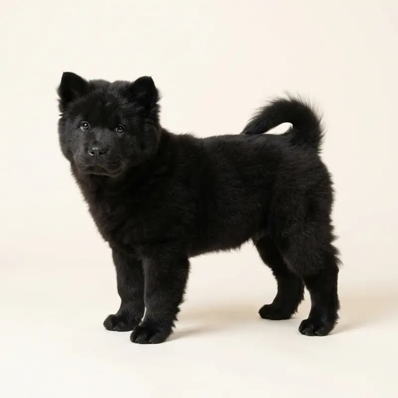 Chow Chow Welpe in Sort