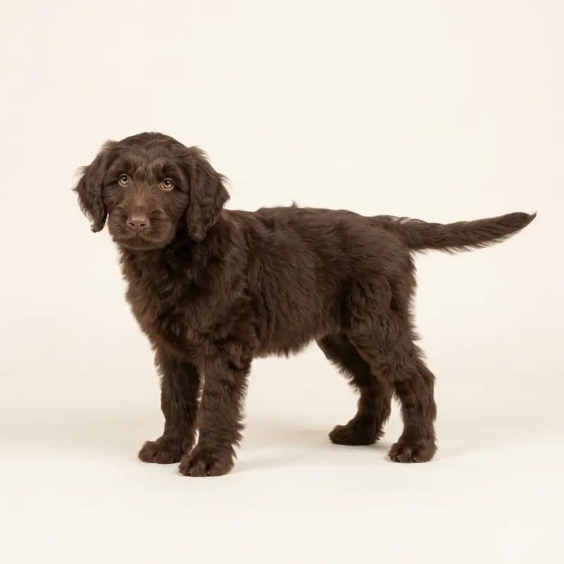 Labradoodle australien Welpe in Chocolat