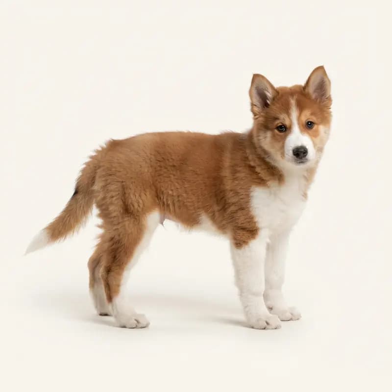 Canadese Eskimohond Welpe in Rood-wit
