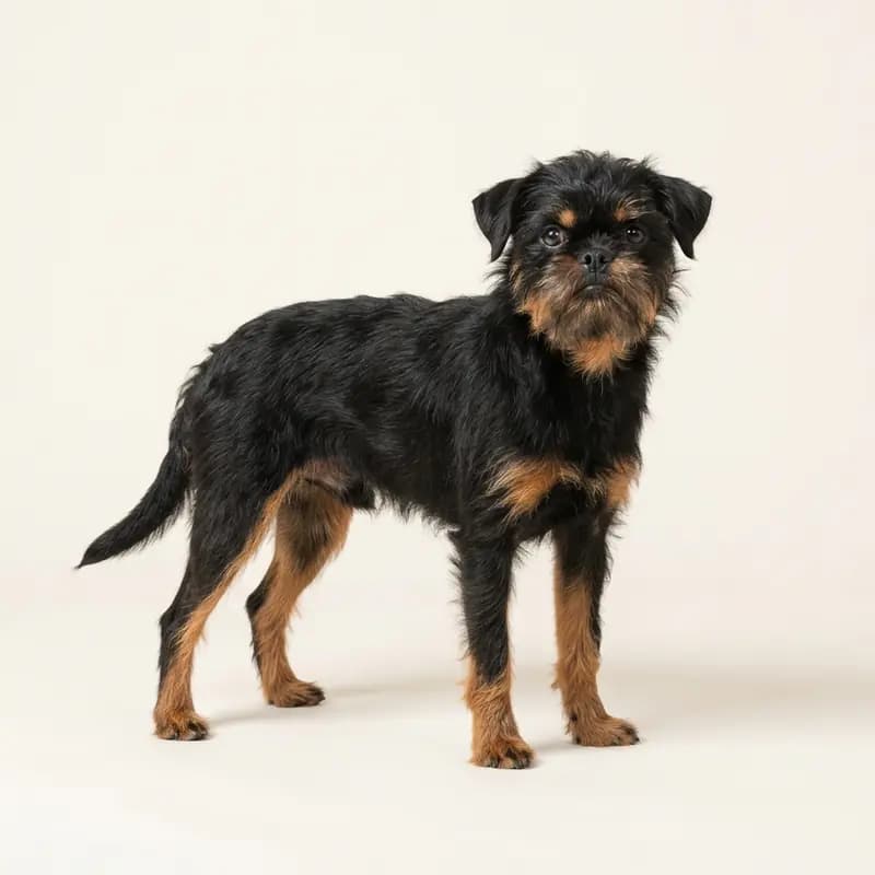 Voksen Affenpinscher i Sort med tan