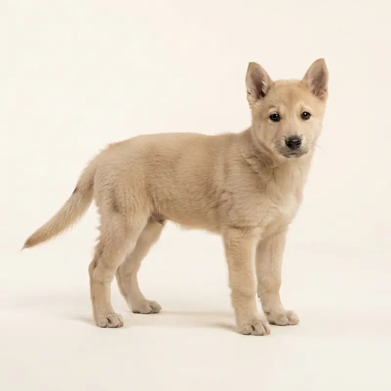 Vestsibirisk laika Welpe in Fawn