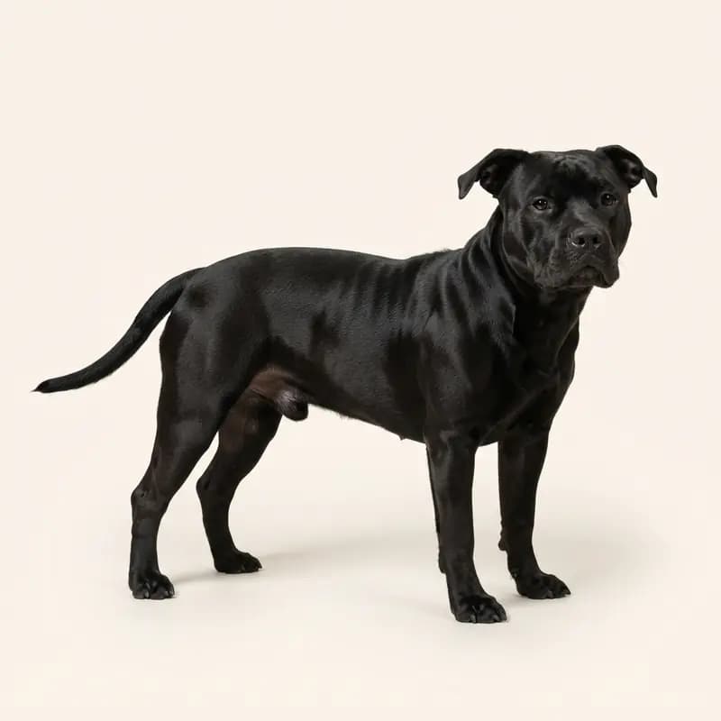 American Bully adulte en Noir