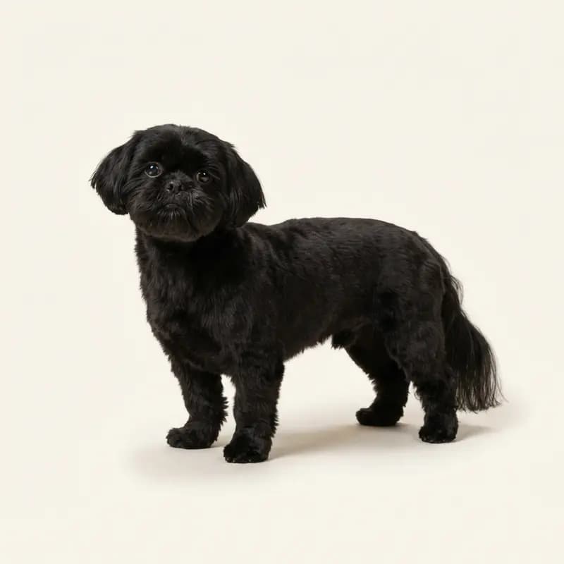 Voksen Shih Tzu i Sort