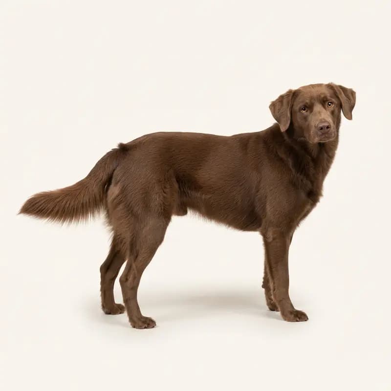 Volwassen Aussiedor (Australische herder x labrador) in Bruin