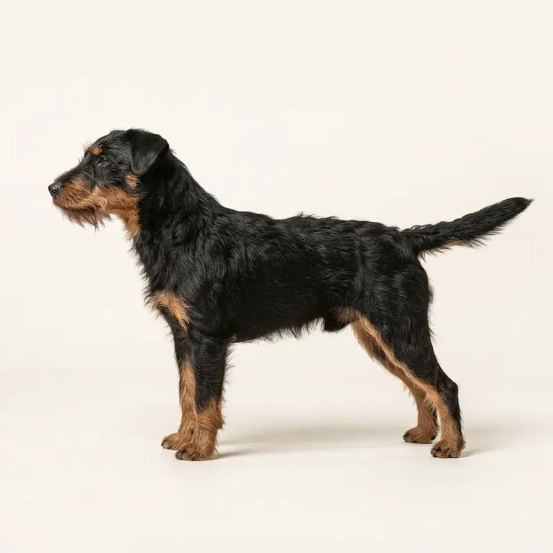 Tysk Jagtterrier med Strithåret