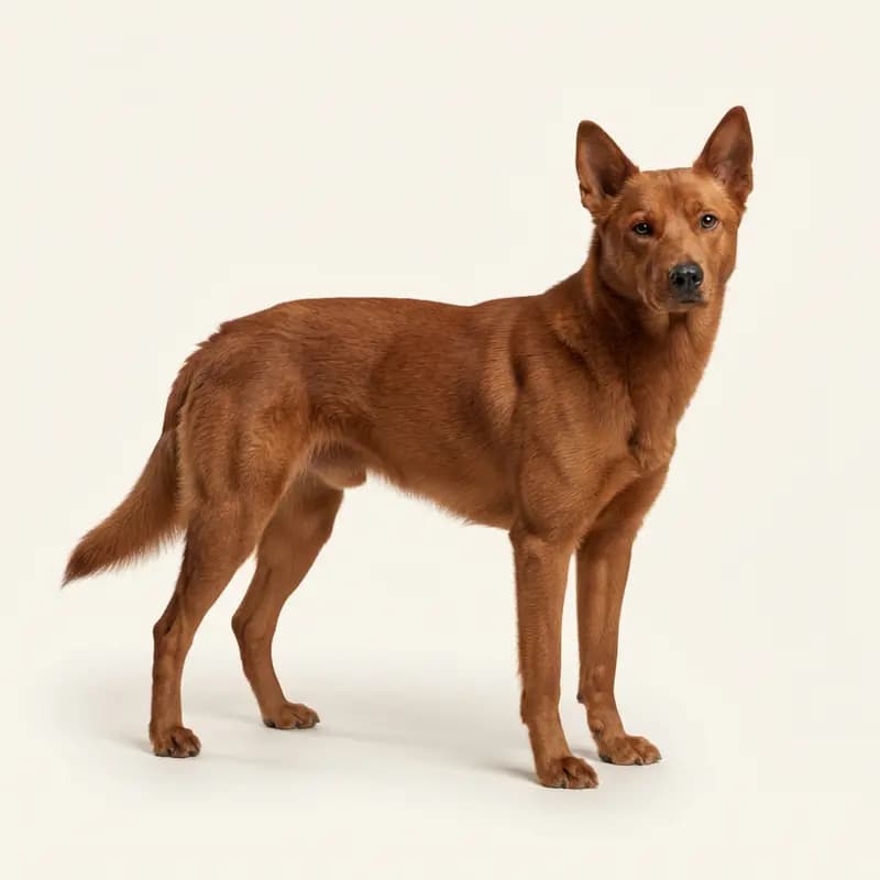 Volwassen Kanaänhond in Rood