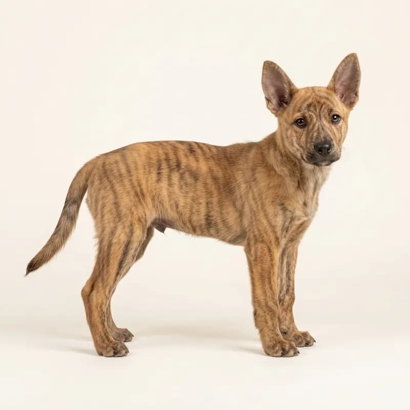 Kanaänhond Welpe in Gestroomd