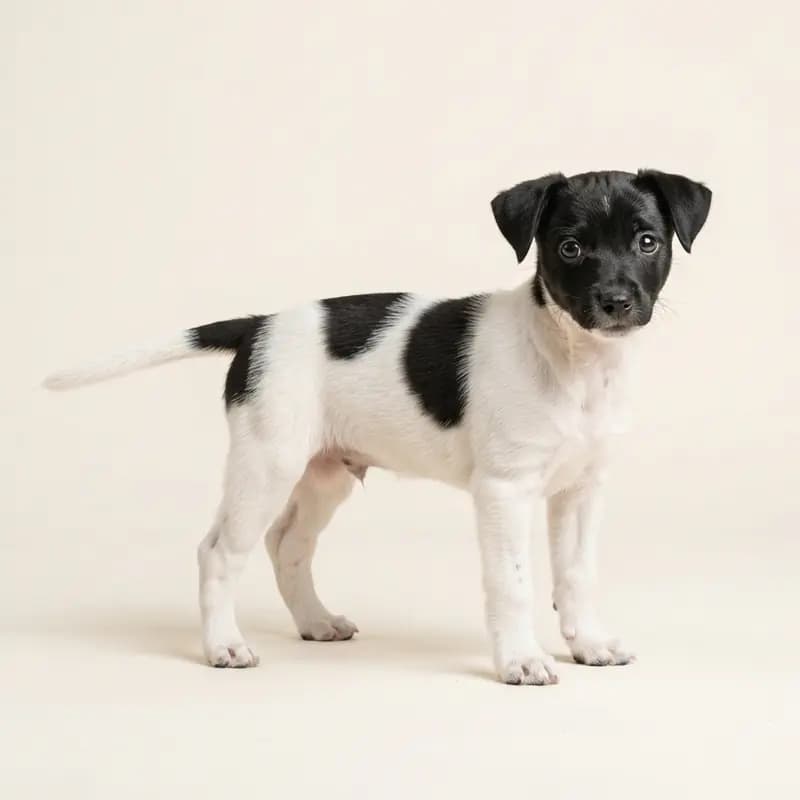 Rat Terrier Welpe in Panaché (pie)