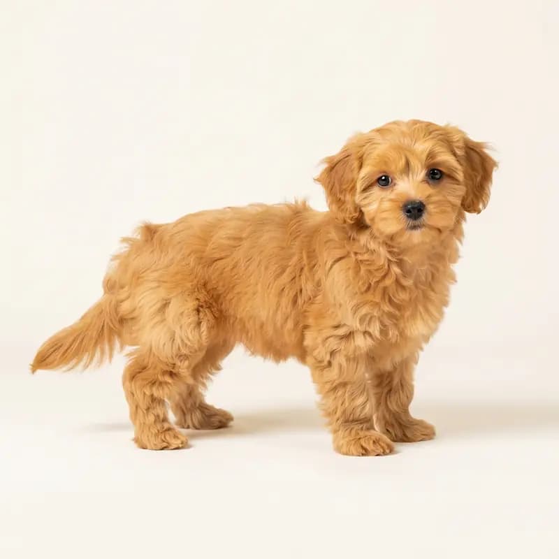 Shorkie Welpe in Guldfarvet